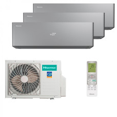 Мультисплит система на 3 комнаты Hisense AS-10UW4RXVQH00AG(B) x 3 / AMW3-18U4RJA