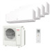 Мультисплит система на 4 комнаты Fujitsu ASYG07KMCC x 4 / AOYG30KBTA4