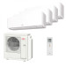 Мультисплит система на 4 комнаты Fujitsu ASYG07KMCC x 4 / AOYG30KBTA4