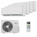 Мультисплит система на 4 комнаты Shuft SFMS/I-07 HB FMI/N8/In/white x 4 / SFMO/I-32 FMI-4/N8/Out