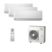 Мультисплит система на 3 комнаты Toshiba RAS-B07E2KVG-EE + RAS-B10E2KVG-EE x 2 / RAS-3M26U2AVG-E