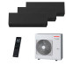 Мультисплит система на 3 комнаты Toshiba RAS-B10G3KVSGB-E x 3 / RAS-3M26G3AVG-E