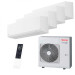 Мультисплит система на 4 комнаты Toshiba RAS-B10G3KVSG-E x 4 / RAS-4M27G3AVG-E