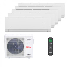 Мультисплит система на 5 комнат Funai RAM-I-SG25HP.W02/S x 5 / RAM-I-5OK120HP.01/U