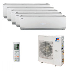 Мультисплит система на 5 комнат Gree GWH07QAXA-K6DNC2C/I x 3 + GWH09QCXB-K6DNC2F/I x 2 / GWHD(42)NK6LO(LC)(LH)