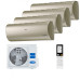 Мультисплит система на 4 комнаты Haier AS25S2SJ2FA-G x 4 / 4U85S2SR5FA