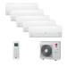 Мультисплит система на 5 комнат LG DM07RP x 5 / MU5M30