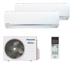 Мультисплит система  Panasonic CS-E9RKDW x 2 / CU-2E18PBD