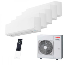 Мультисплит система на 5 комнат Toshiba RAS-B07G3KVSG-E x 5 / RAS-5M34G3AVG-E