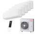 Мультисплит система на 5 комнат Toshiba RAS-B07G3KVSG-E x 5 / RAS-5M34G3AVG-E