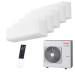 Мультисплит система на 5 комнат Toshiba RAS-B07G3KVSG-E x 5 / RAS-5M34G3AVG-E