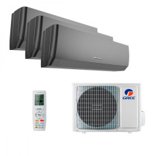 Мультисплит система на 3 комнаты Gree GWH09AGCXB-K6DNA4F/I x 3 / GWHD(21)NK6OO (LCLH)