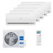 Мультисплит система на 5 комнат Haier AS09TS6HRA-M x 5 / 5U125S2SN1FA