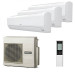 Мультисплит система на 3 комнаты Hitachi RAK-15QPE + RAK-25RPE x 2 / RAM-53NP3E