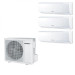 Мультисплит система на 3 комнаты NeoClima NS-07W / NS-09W / NS-12W / NUM-24Q3