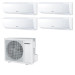 Мультисплит система на 4 комнаты NeoClima NS-09W / NS-12W х2 / NS-18W / NUM-36Q4