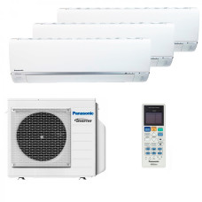 Мультисплит система  Panasonic CS-E9RKDW x 3 / U-4E23JBE