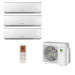 Мультисплит система на 3 комнаты Aeronik ASI-07 ILK3 x 3 / ASO-24 HMZK