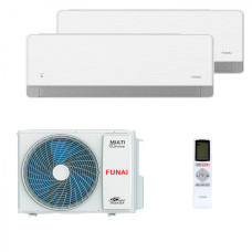 Мультисплит система на 2 комнаты Funai RAM-I-KMS30HP.W01/S x 2 / RAM-I-2OK55HP.01/U