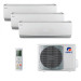 Мультисплит система на 3 комнаты Gree GWH09QCXB-K6DNC2F/I x 3 / GWHD(21)NK6OO (LC)(LH)