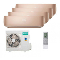Мультисплит система на 4 комнаты Hisense AMS-09UW4RVETG00(C) x 4 / AMW4-36U4RAA