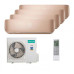 Мультисплит система на 4 комнаты Hisense AMS-09UW4RVETG00(C) x 4 / AMW4-36U4RAA