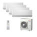 Мультисплит система на 4 комнаты Toshiba RAS-B07E2KVG-EE x 4 / RAS-4M27U2AVG-E